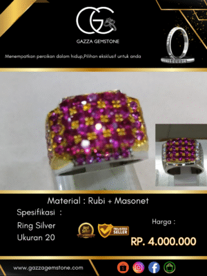Cincin Material : Rubi + Masonet